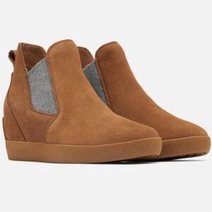 Sorel Out N About Waterproof Slip-On WedgeVelvet Tan/Gum size 10.5
